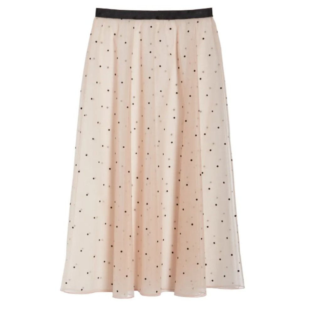 Atlantic Pacific Mesh Dot Half Slip